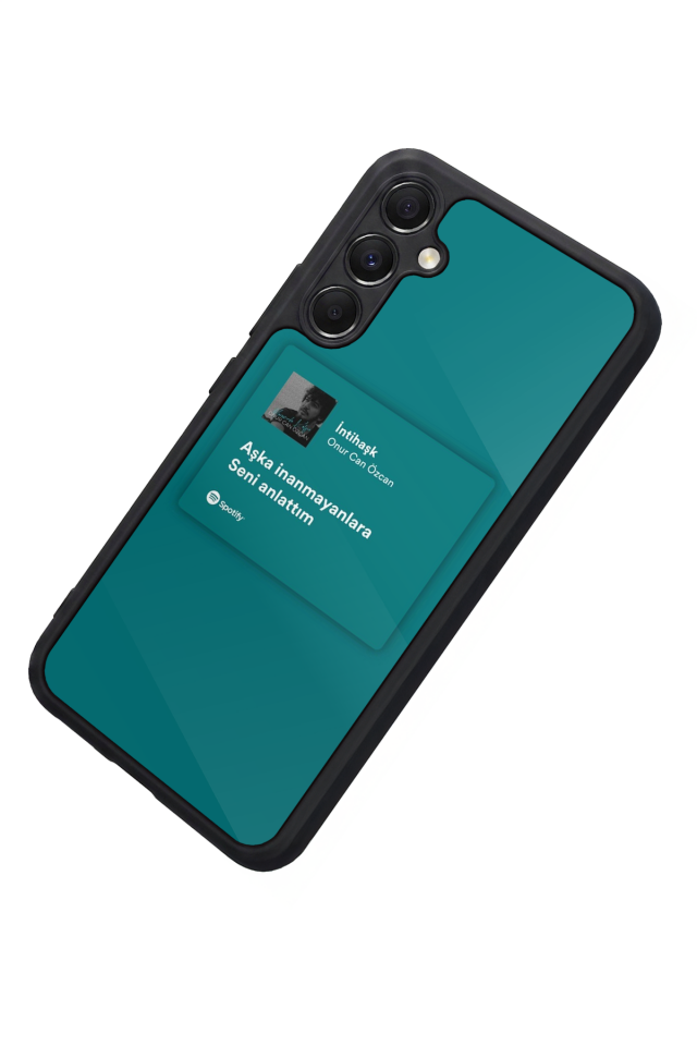 Samsung Galaxy M34 Uyumlu Sarki Sozleri Tasarımlı Glossy Premium Kılıf