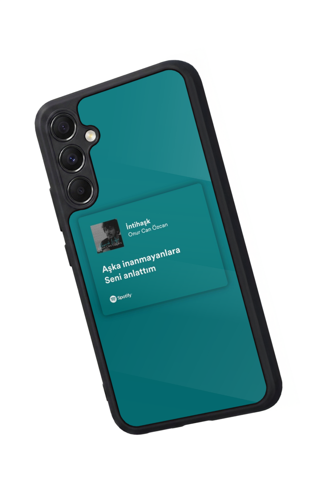 Samsung Galaxy M34 Uyumlu Sarki Sozleri Tasarımlı Glossy Premium Kılıf