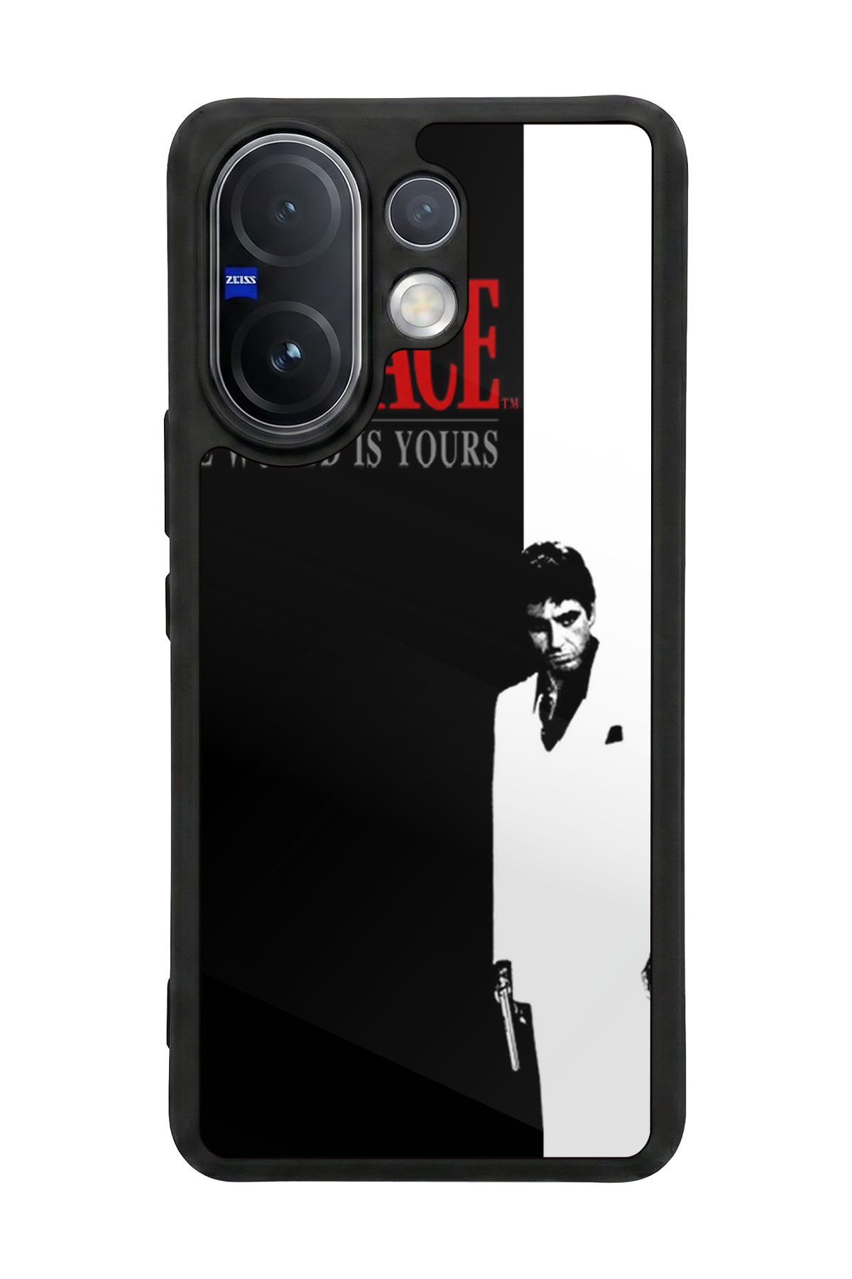 Vivo V60 Uyumlu Scarface Tasarımlı Glossy Premium Kılıf