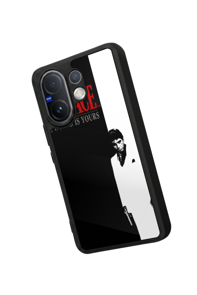 Vivo V60 Uyumlu Scarface Tasarımlı Glossy Premium Kılıf