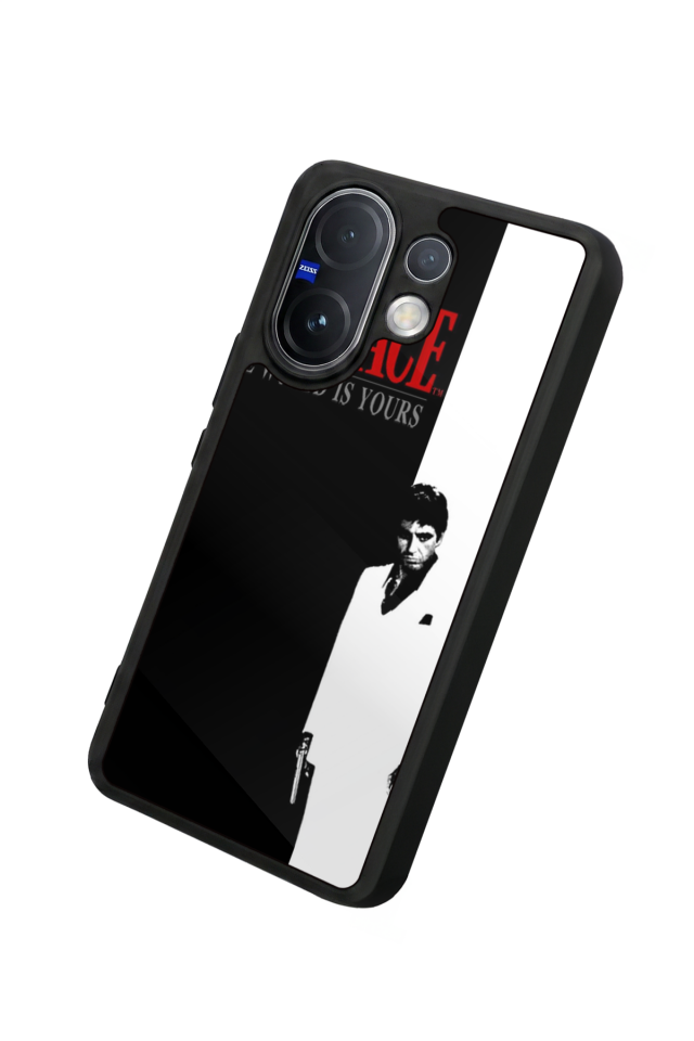 Vivo V60 Uyumlu Scarface Tasarımlı Glossy Premium Kılıf