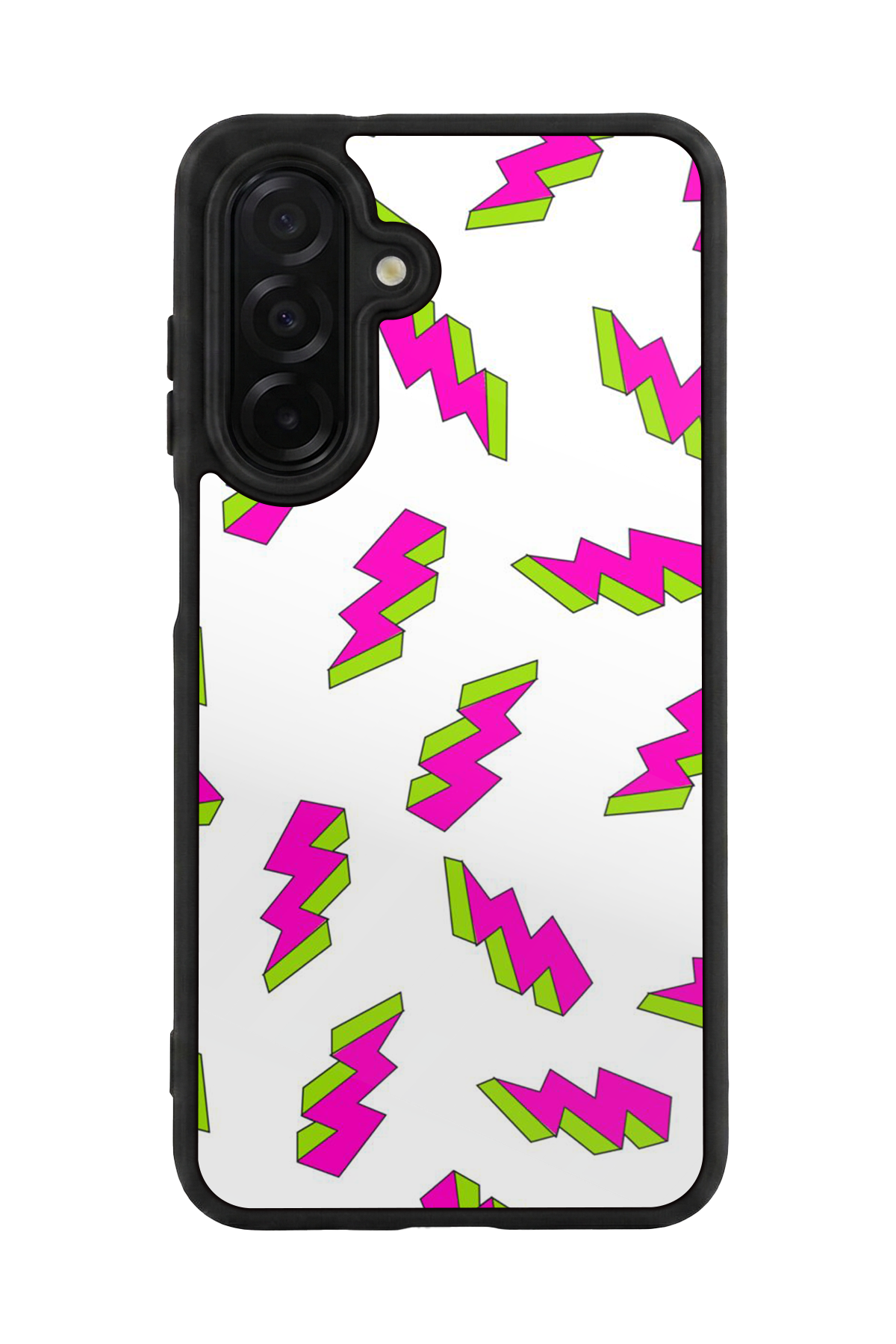 Samsung Galaxy A56 Uyumlu Simsek Tasarımlı Glossy Premium Kılıf