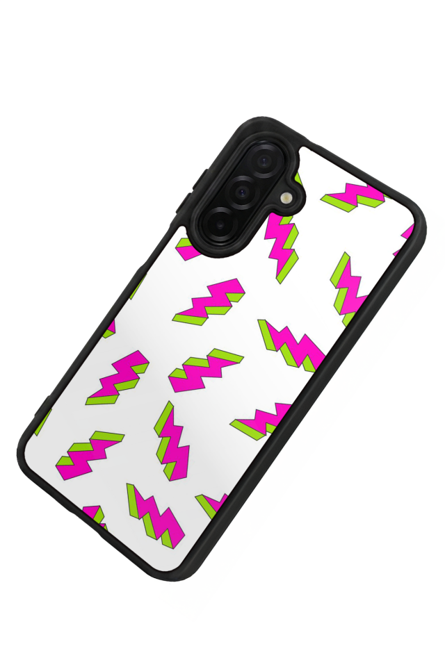 Samsung Galaxy A56 Uyumlu Simsek Tasarımlı Glossy Premium Kılıf