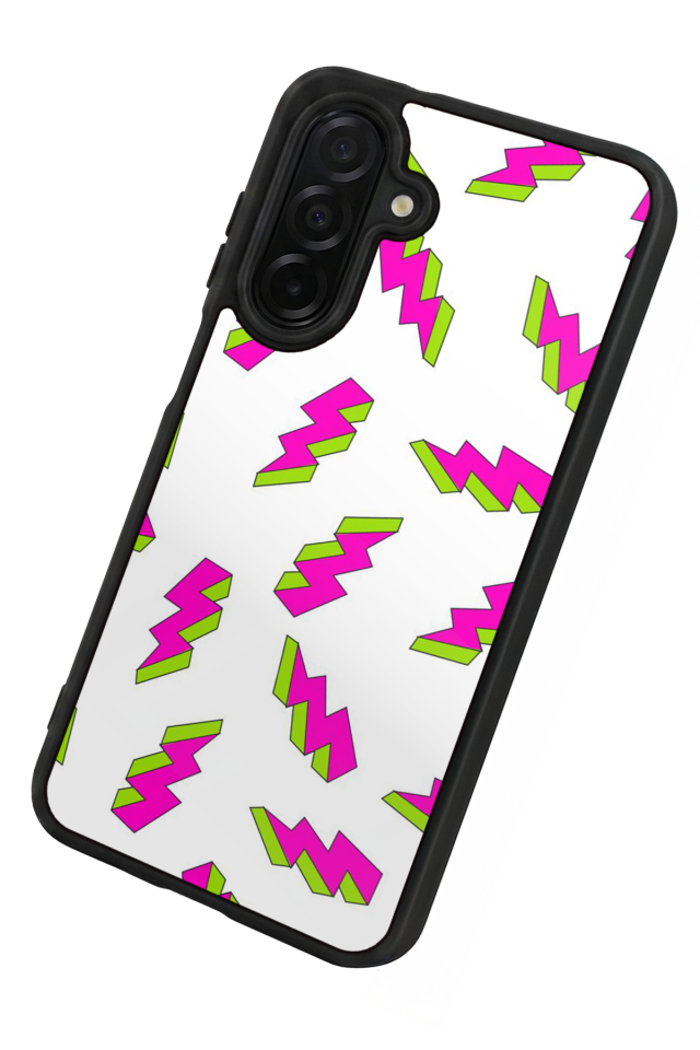 Samsung Galaxy A56 Uyumlu Simsek Tasarımlı Glossy Premium Kılıf