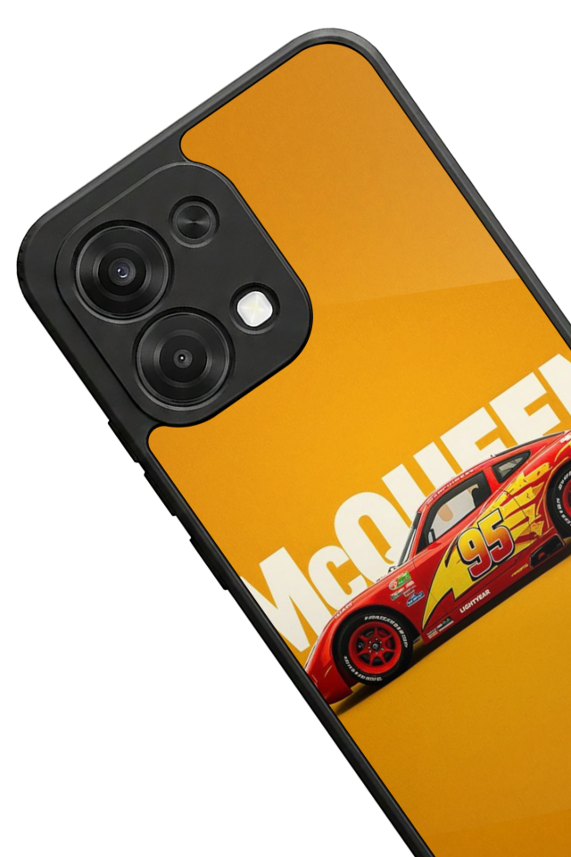 Oppo A6 Pro Uyumlu Şimsek McQueen Tasarımlı Glossy Premium Kılıf