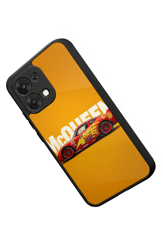 Oppo A6 Pro Uyumlu Şimsek McQueen Tasarımlı Glossy Premium Kılıf
