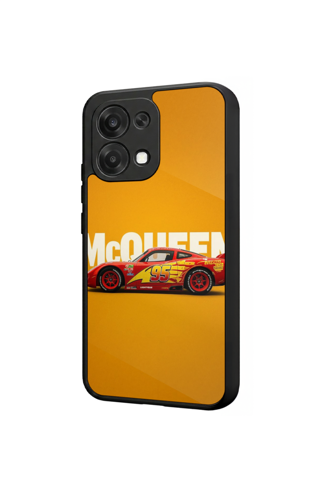 Oppo A6 Pro Uyumlu Şimsek McQueen Tasarımlı Glossy Premium Kılıf