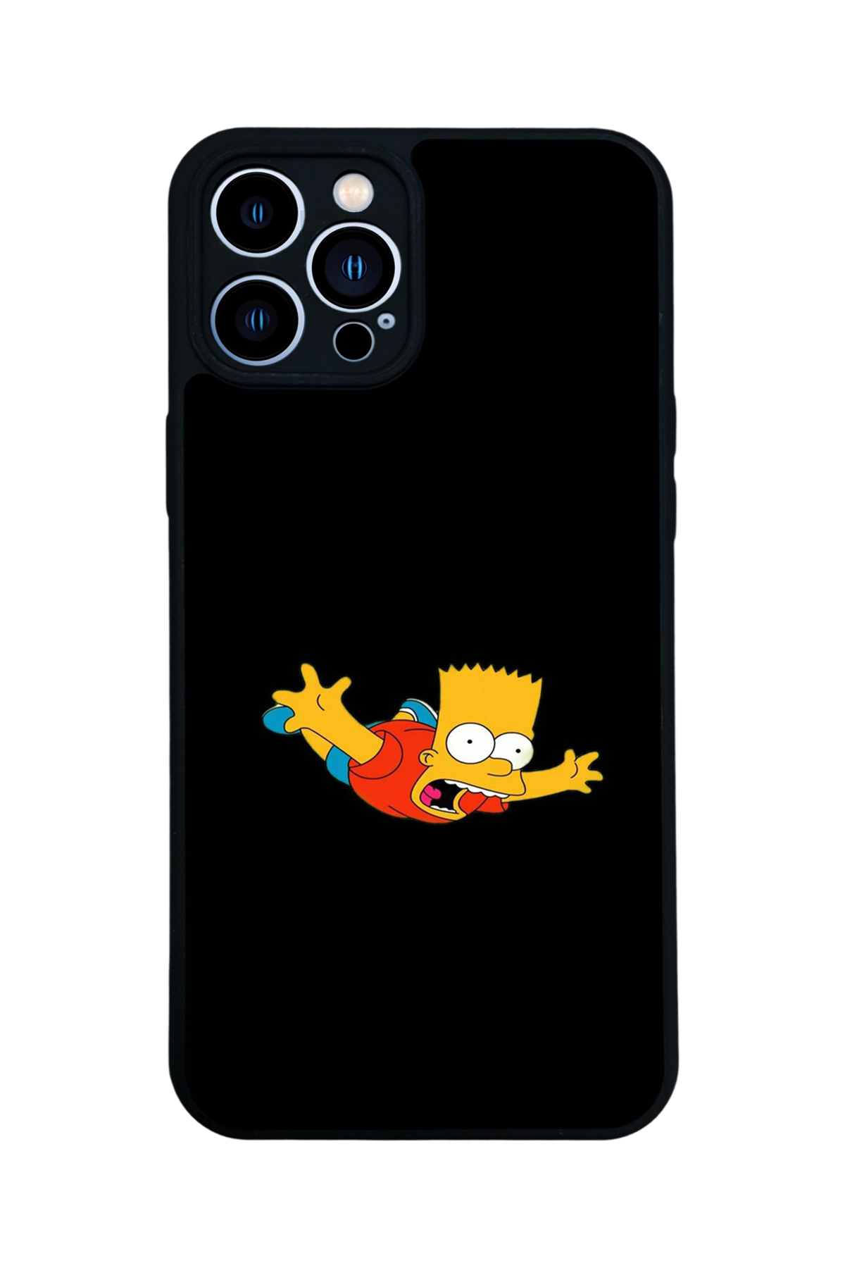 iPhone 12 Pro Max Uyumlu The Simpsons Tasarımlı Glossy Premium Kılıf