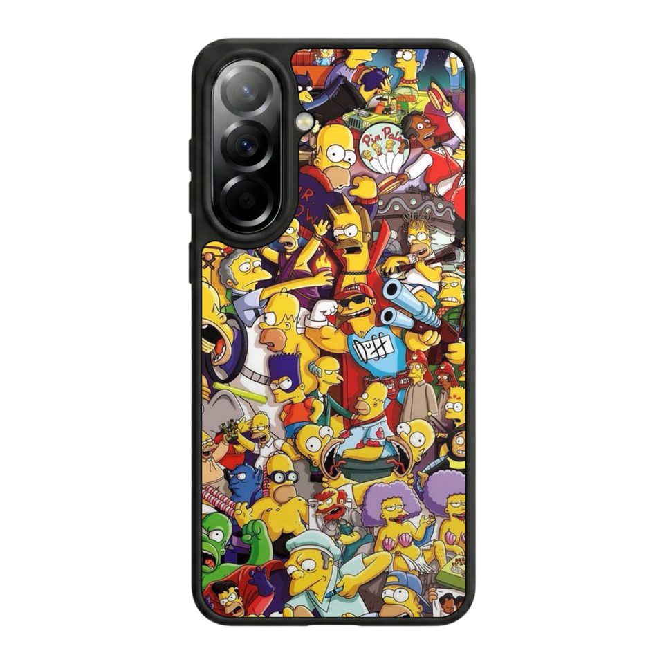 Samsung Galaxy A57 Uyumlu The Simpsons Tasarımlı Glossy Premium Kılıf