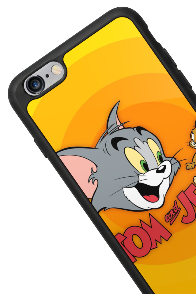 iPhone 6s Plus Uyumlu Tom And Jerry Tasarımlı Glossy Premium Kılıf