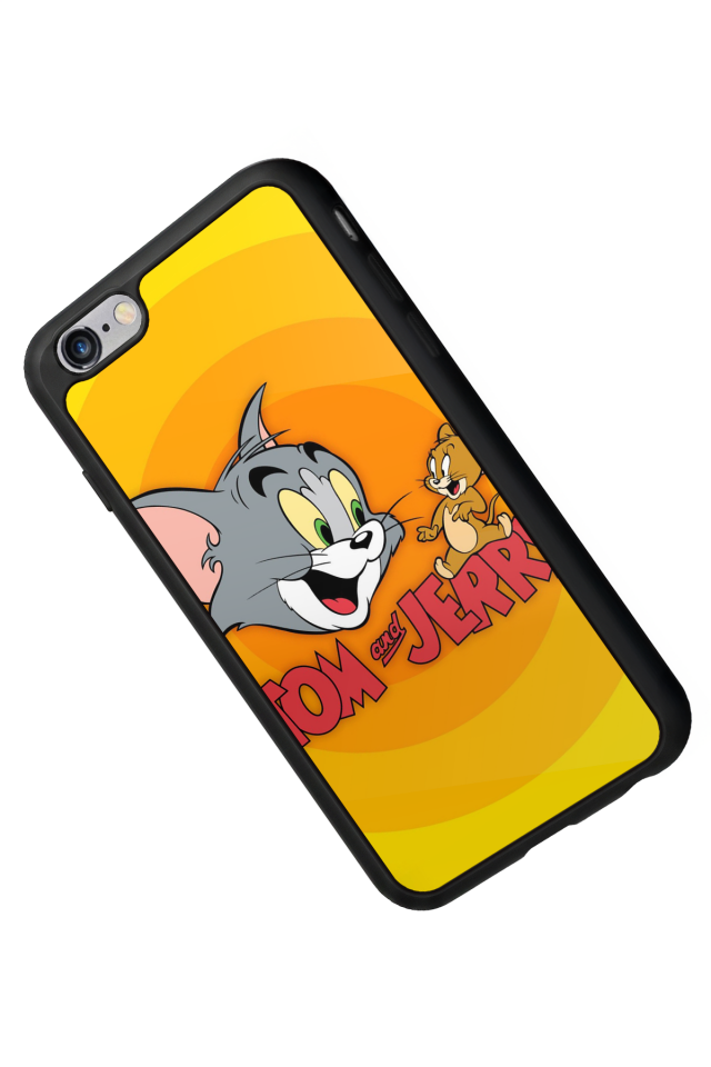 iPhone 6s Plus Uyumlu Tom And Jerry Tasarımlı Glossy Premium Kılıf