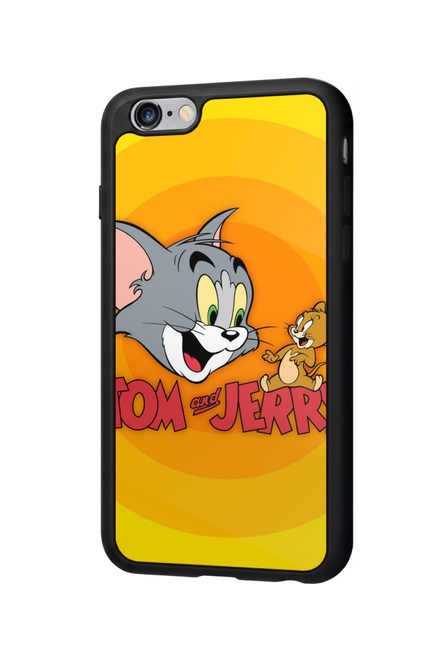 iPhone 6s Plus Uyumlu Tom And Jerry Tasarımlı Glossy Premium Kılıf