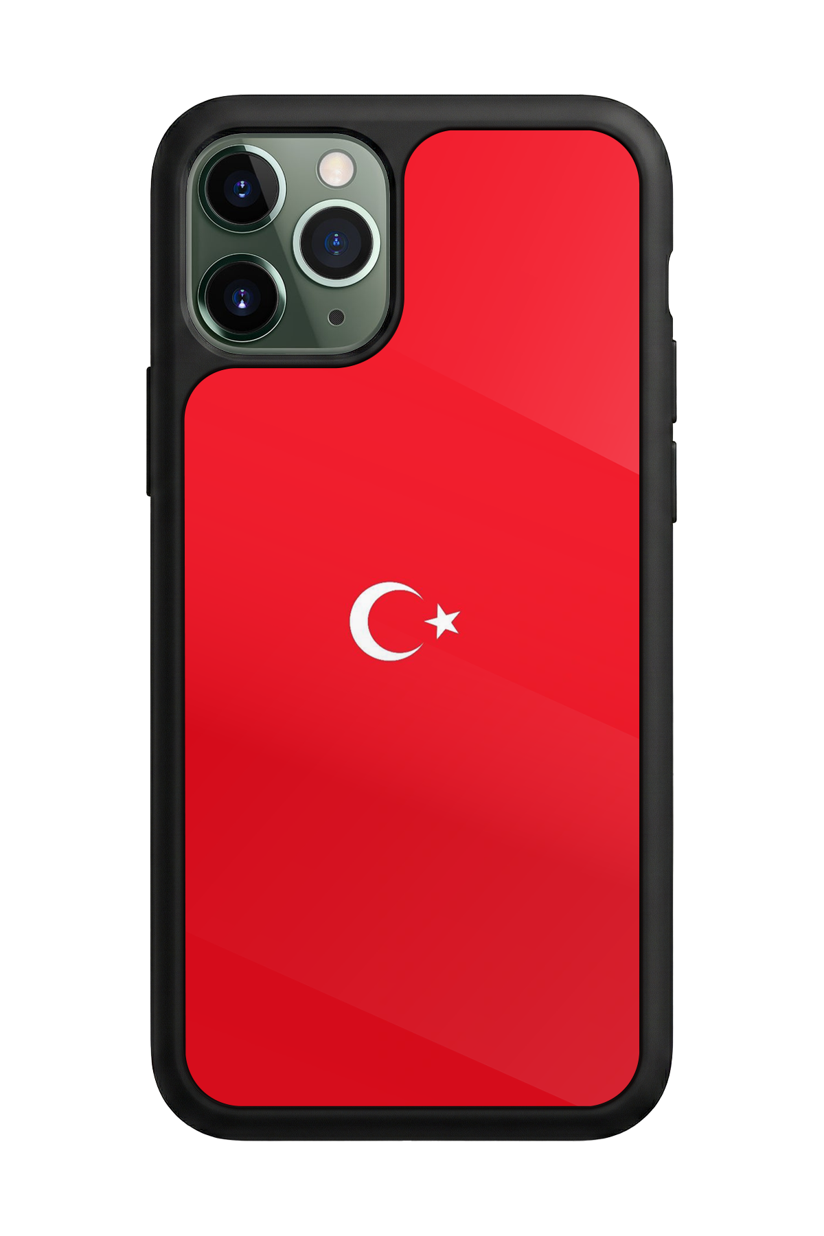 iPhone 11 Pro Uyumlu Türk Bayragi Tasarımlı Glossy Premium Kılıf