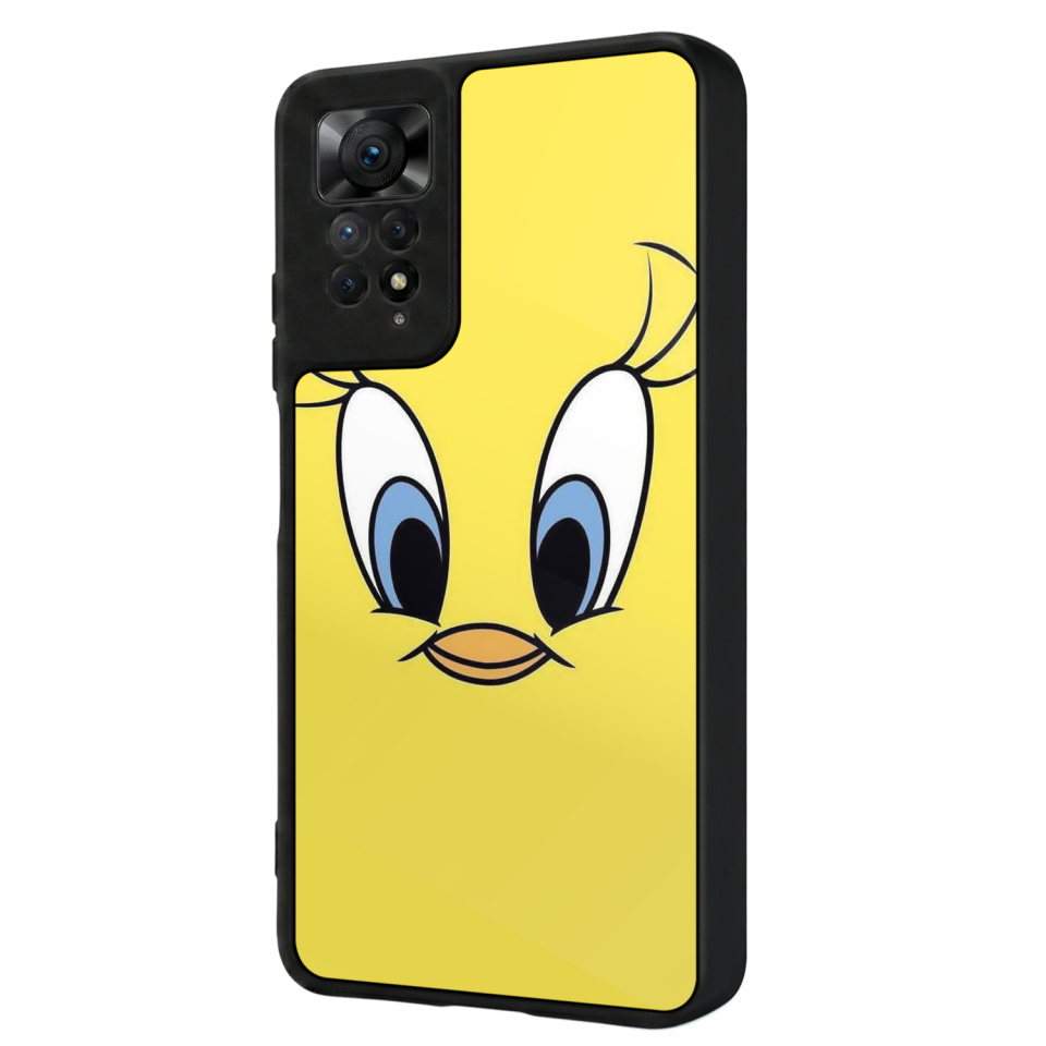 Xiaomi Redmi Note 11 Pro Uyumlu Tweety Tasarımlı Glossy Premium Kılıf