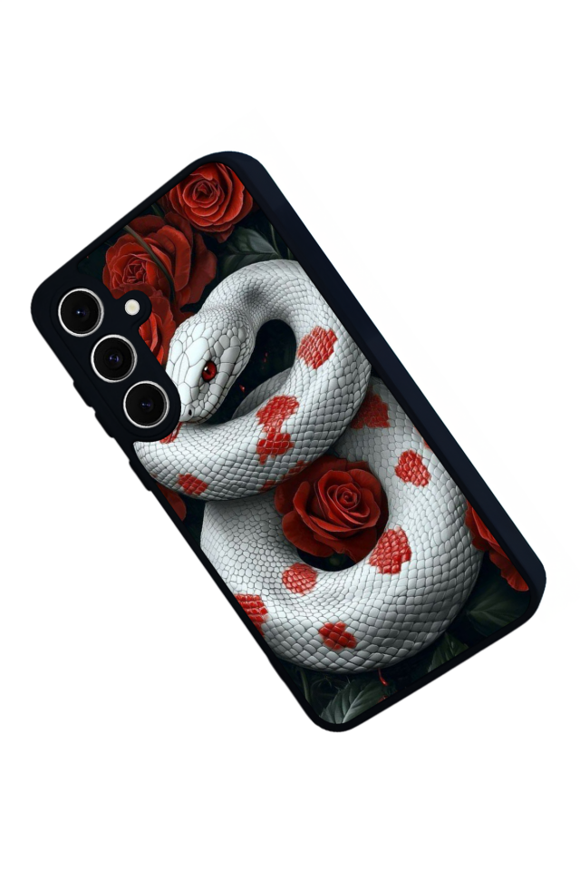 Samsung Galaxy A16 Uyumlu Yılan Tasarımlı Glossy Premium Kılıf