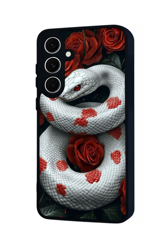 Samsung Galaxy A16 Uyumlu Yılan Tasarımlı Glossy Premium Kılıf