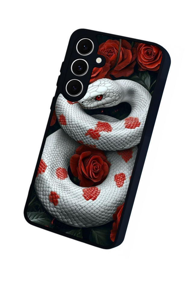 Samsung Galaxy A16 Uyumlu Yılan Tasarımlı Glossy Premium Kılıf