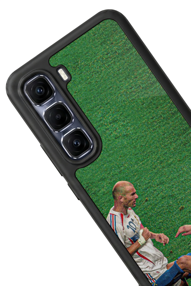 Infinix Hot 60 Pro Plus Uyumlu Zidane Tasarımlı Glossy Premium Kılıf