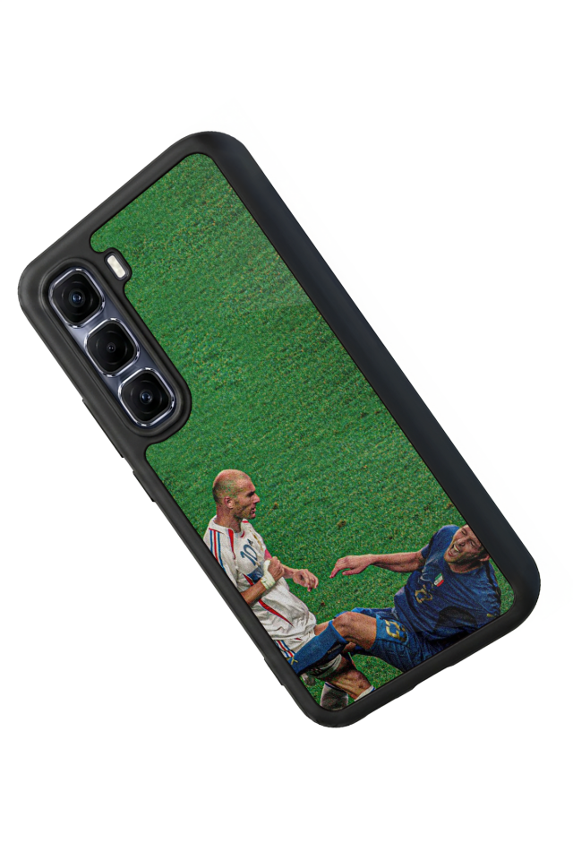 Infinix Hot 60 Pro Plus Uyumlu Zidane Tasarımlı Glossy Premium Kılıf