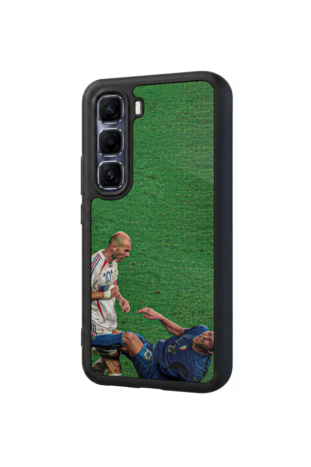 Infinix Hot 60 Pro Plus Uyumlu Zidane Tasarımlı Glossy Premium Kılıf