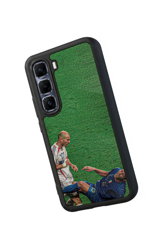 Infinix Hot 60 Pro Plus Uyumlu Zidane Tasarımlı Glossy Premium Kılıf