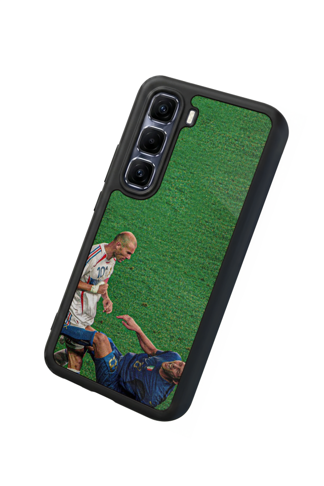 Infinix Hot 60 Pro Plus Uyumlu Zidane Tasarımlı Glossy Premium Kılıf