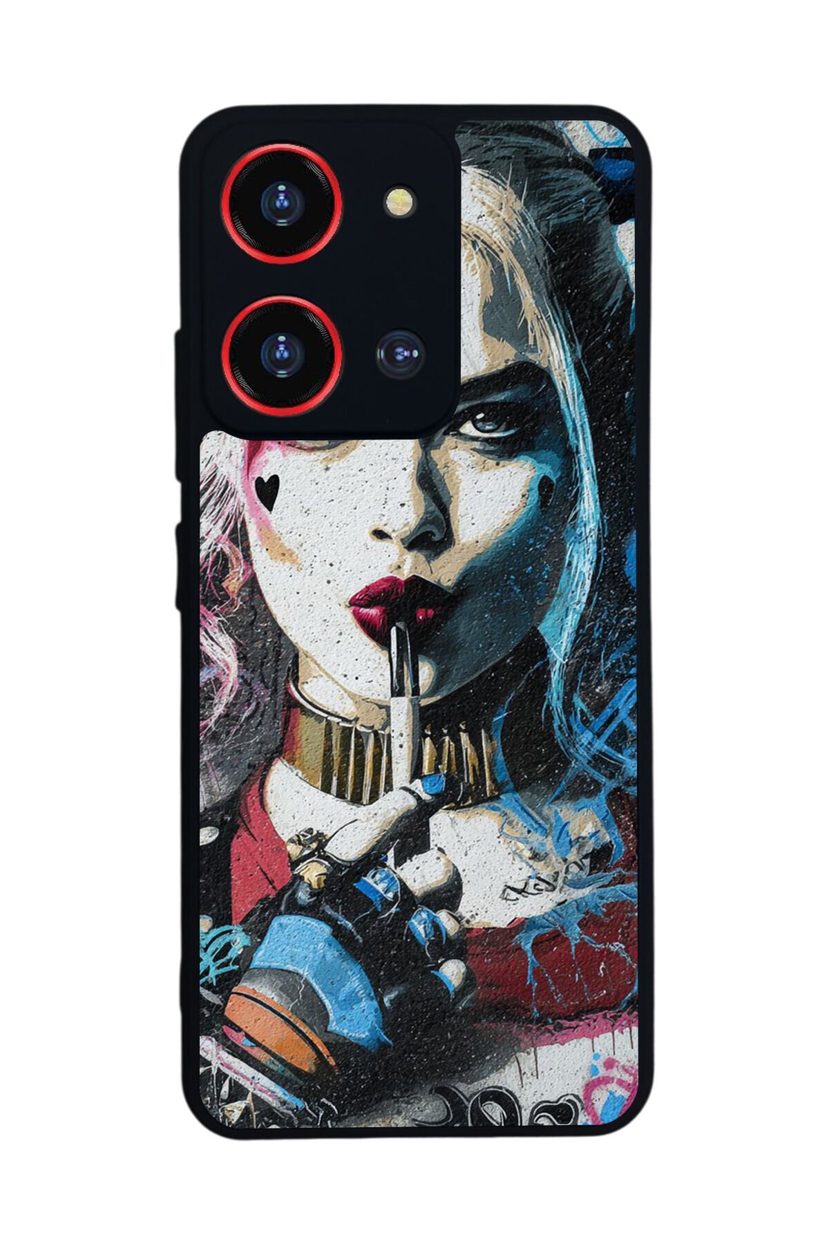 Reeder S19 Max Pro S 108MP Uyumlu HarleyQueen Tasarımlı Glossy Premium Kılıf