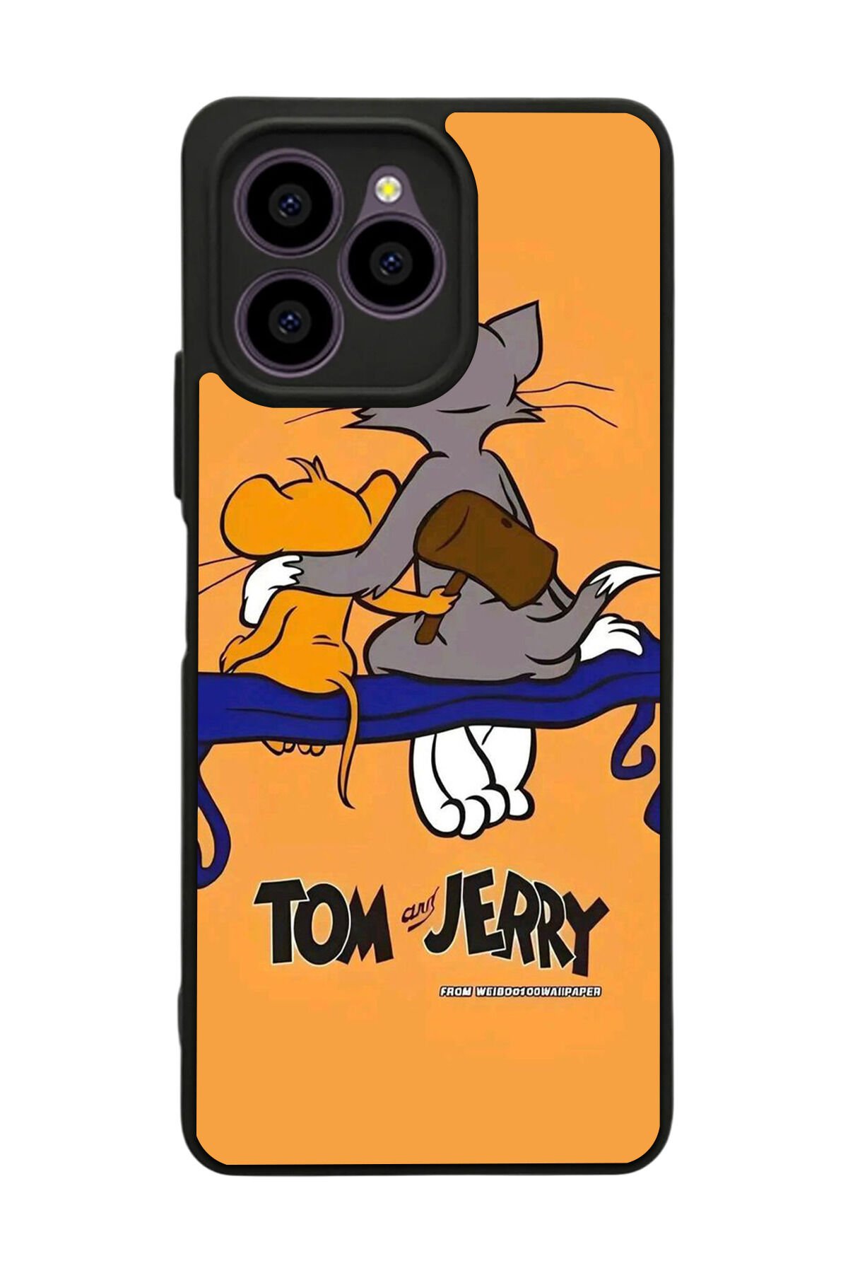 Omix X6 Uyumlu Tom And Jerry Tasarımlı Glossy Premium Kılıf