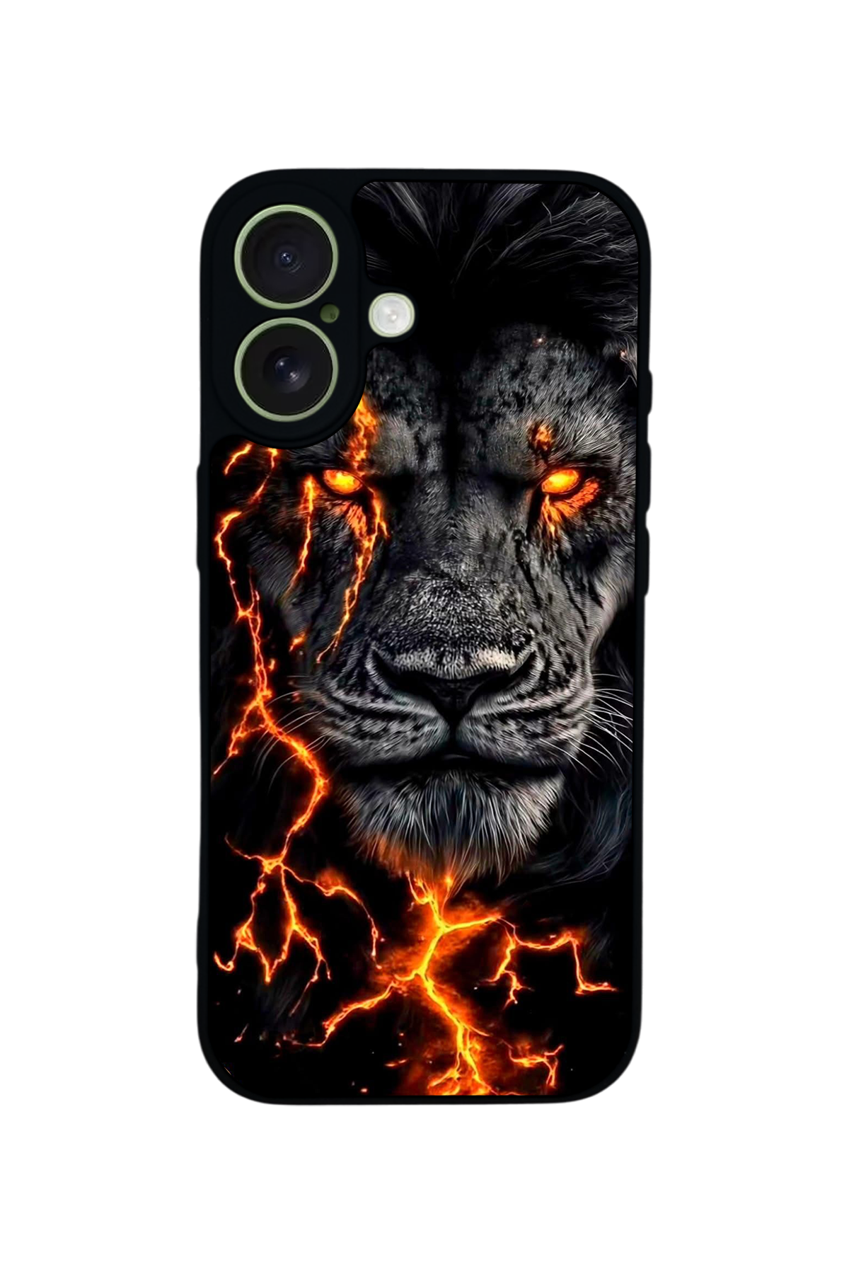 iPhone 17 Uyumlu Aslan Tasarımlı Glossy Premium Kılıf