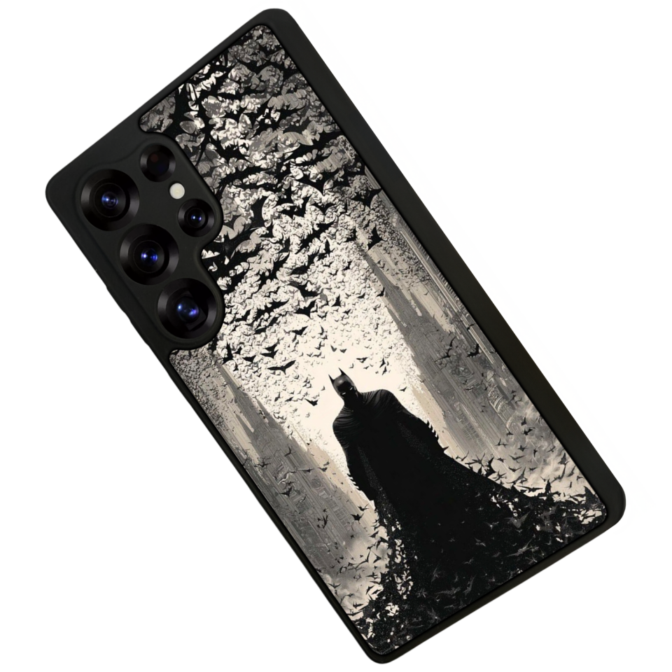Samsung Galaxy S25 Ultra Uyumlu Batman Tasarımlı Glossy Premium Kılıf