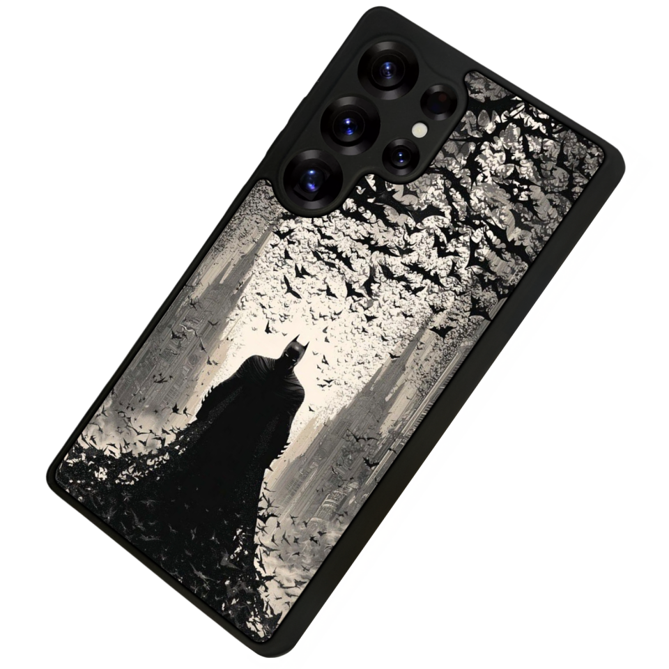 Samsung Galaxy S25 Ultra Uyumlu Batman Tasarımlı Glossy Premium Kılıf