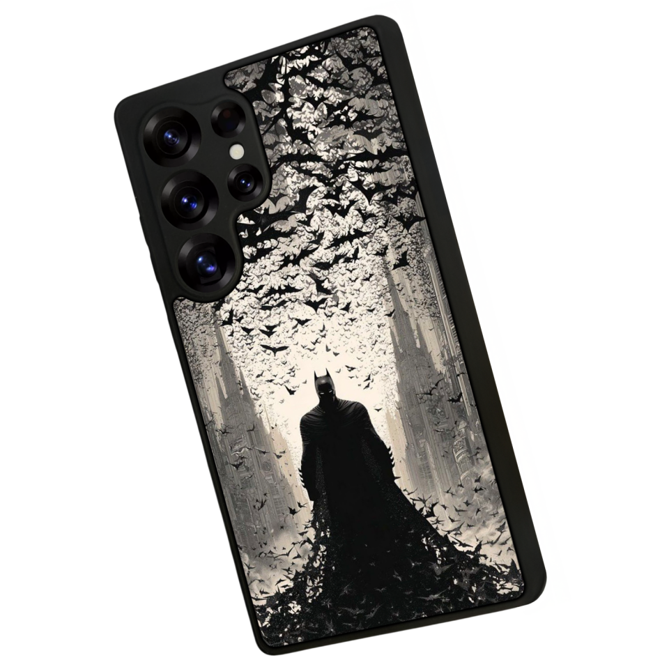 Samsung Galaxy S25 Ultra Uyumlu Batman Tasarımlı Glossy Premium Kılıf