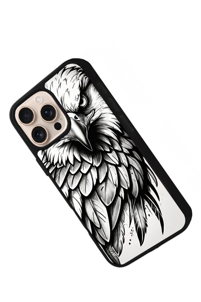 iPhone 16 Pro Uyumlu Besiktas Tasarımlı Glossy Premium Kılıf