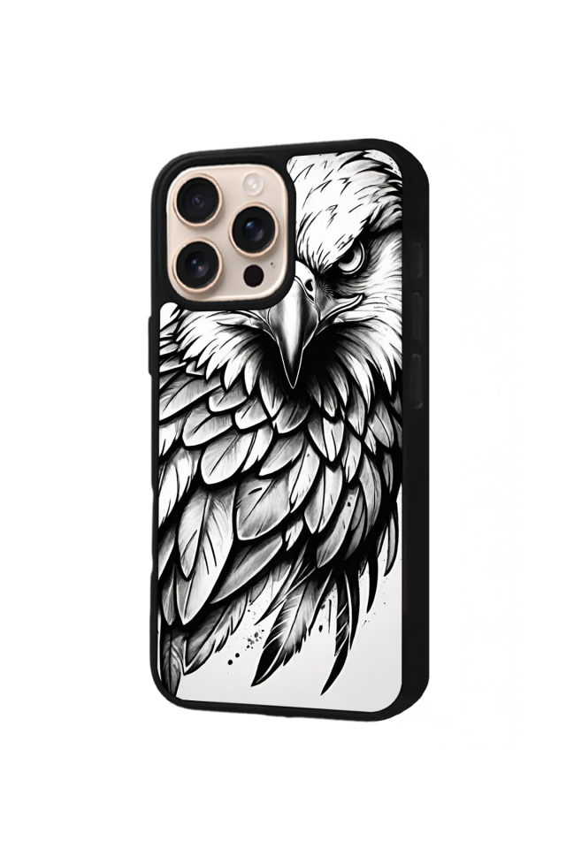 iPhone 16 Pro Uyumlu Besiktas Tasarımlı Glossy Premium Kılıf