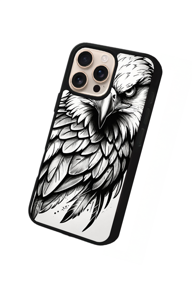 iPhone 16 Pro Uyumlu Besiktas Tasarımlı Glossy Premium Kılıf