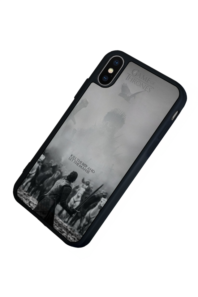 iPhone XS Max Uyumlu GameOfThrones Tasarımlı Glossy Premium Kılıf