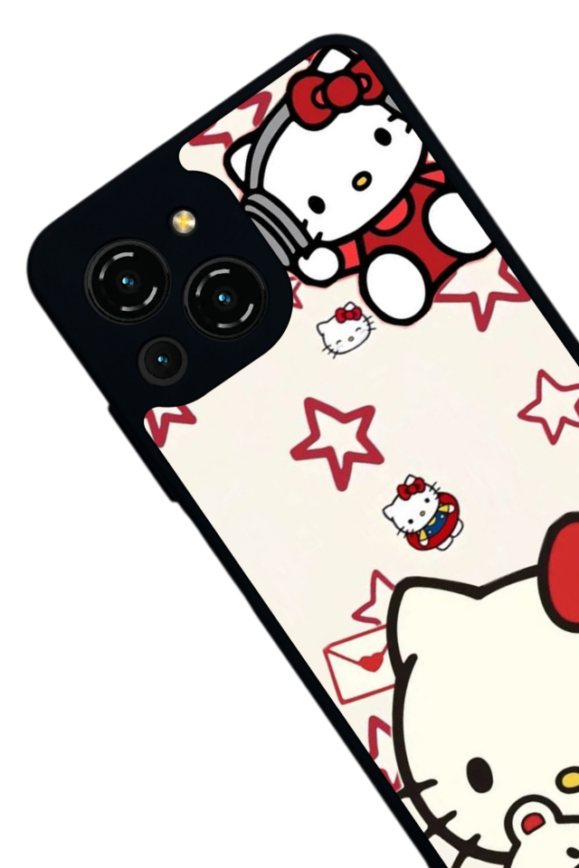Reeder S23 Pro Max Uyumlu HelloKitty Tasarımlı Glossy Premium Kılıf