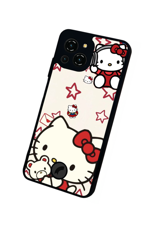 Reeder S23 Pro Max Uyumlu HelloKitty Tasarımlı Glossy Premium Kılıf