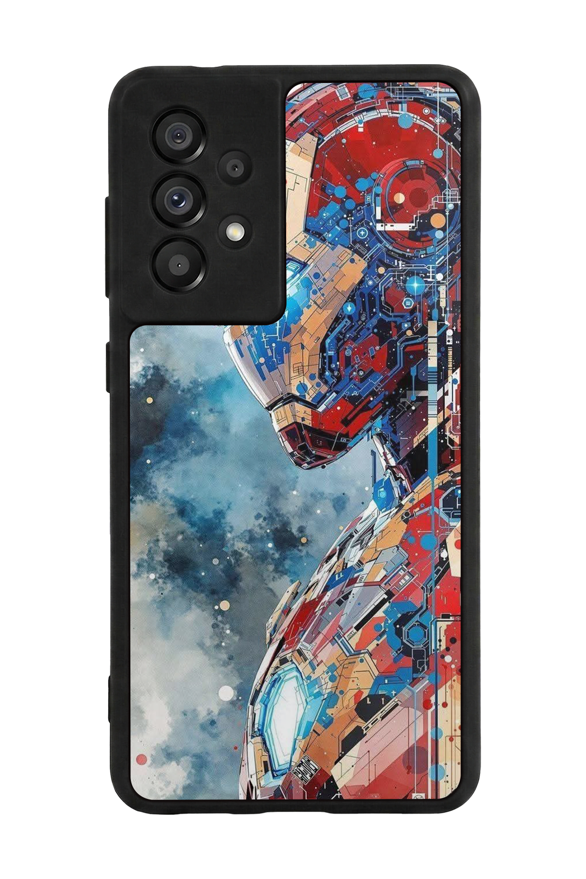 Samsung Galaxy A73 Uyumlu Iron Man ( Demir Adam ) Tasarımlı Glossy Premium Kılıf