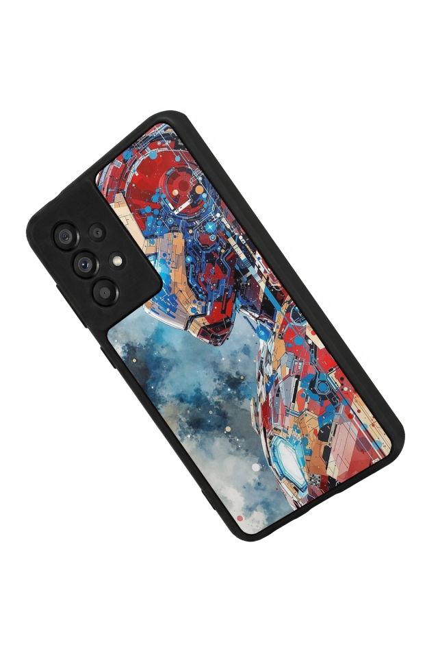 Samsung Galaxy A73 Uyumlu Iron Man ( Demir Adam ) Tasarımlı Glossy Premium Kılıf
