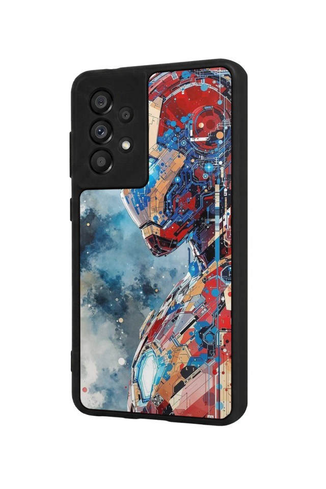Samsung Galaxy A73 Uyumlu Iron Man ( Demir Adam ) Tasarımlı Glossy Premium Kılıf