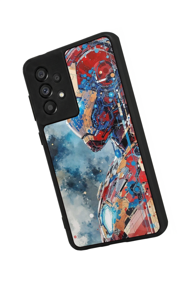 Samsung Galaxy A73 Uyumlu Iron Man ( Demir Adam ) Tasarımlı Glossy Premium Kılıf