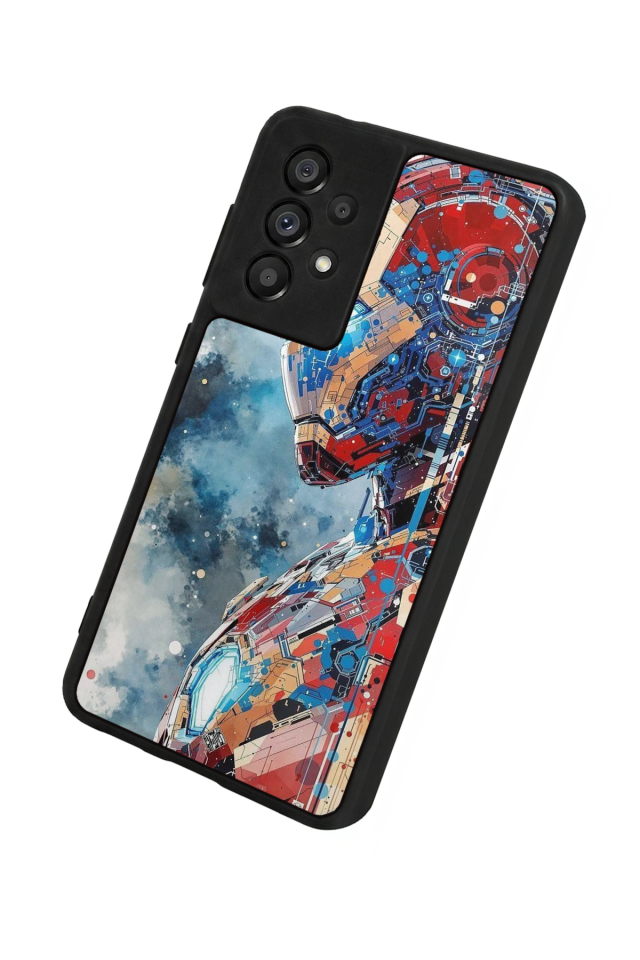 Samsung Galaxy A73 Uyumlu Iron Man ( Demir Adam ) Tasarımlı Glossy Premium Kılıf