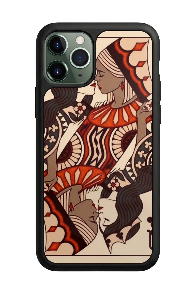 iPhone 11 Pro Max Uyumlu  Kalp Love Tasarımlı Glossy Premium Kılıf