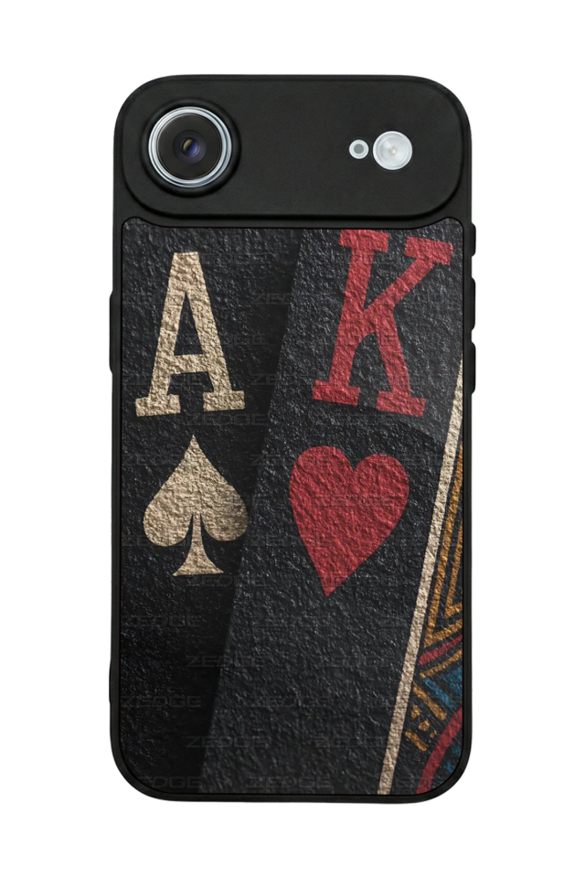 iPhone 17 Air Uyumlu Kart Tasarımlı Glossy Premium Kılıf