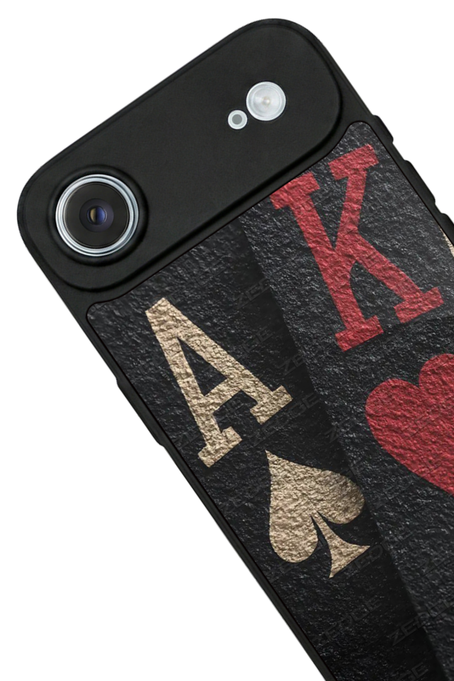 iPhone 17 Air Uyumlu Kart Tasarımlı Glossy Premium Kılıf