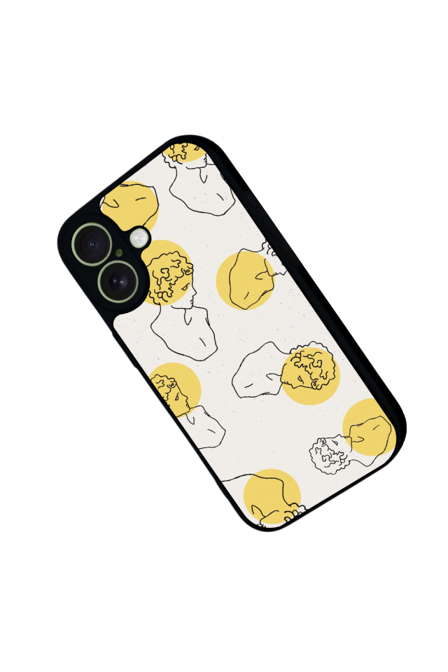 iPhone 17 Uyumlu Line Art Tasarımlı Glossy Premium Kılıf
