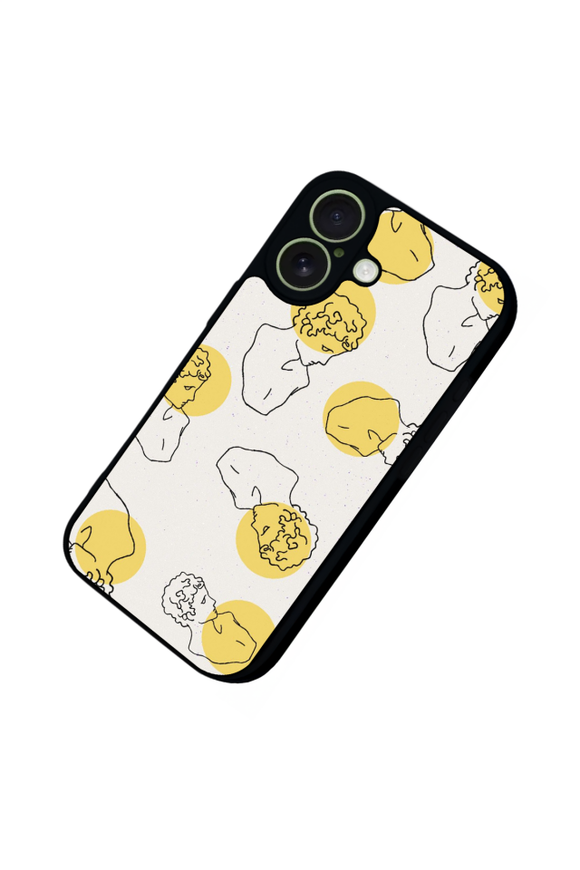 iPhone 17 Uyumlu Line Art Tasarımlı Glossy Premium Kılıf