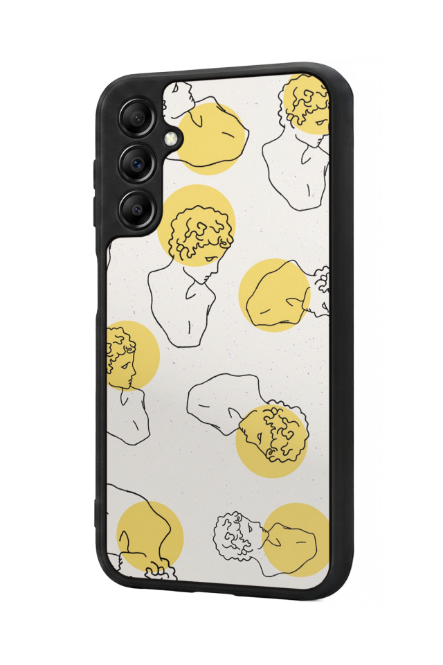 Samsung Galaxy A14 Uyumlu Line Art Tasarımlı Glossy Premium Kılıf