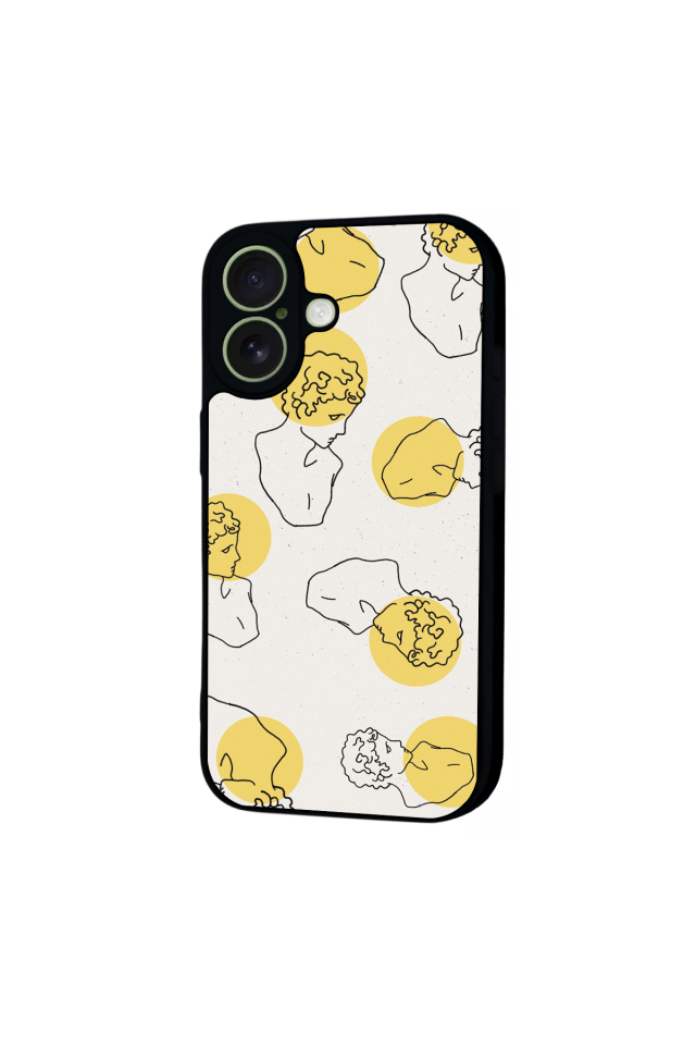 iPhone 17 Uyumlu Line Art Tasarımlı Glossy Premium Kılıf